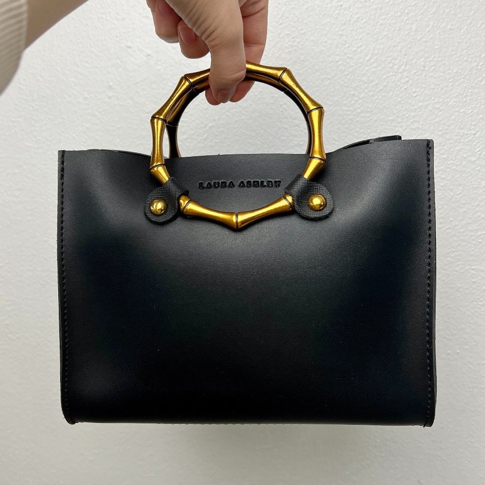 NEW Faux Leather Bag with Wide Strap